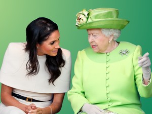 Ezt a királyi protokollszabályt képtelen volt betartani Meghan Markle: hatalmas tiszteletlenség volt ez a királynővel szemben