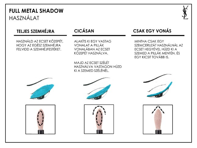 Metálosan csillogó szemek egy mozdulattal!