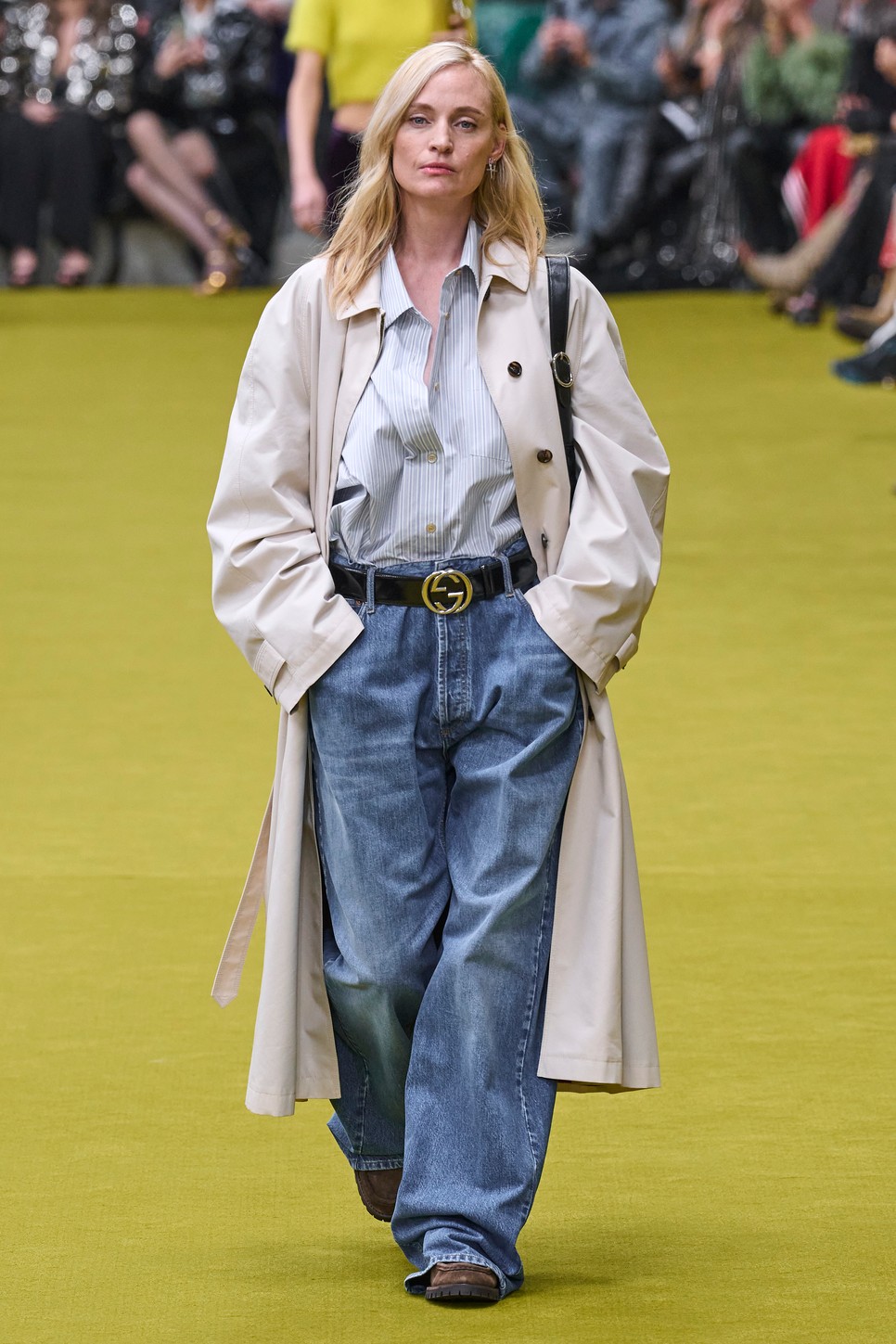 A Baggy farmer Gucci kifutóján sajátos sikket kapott.