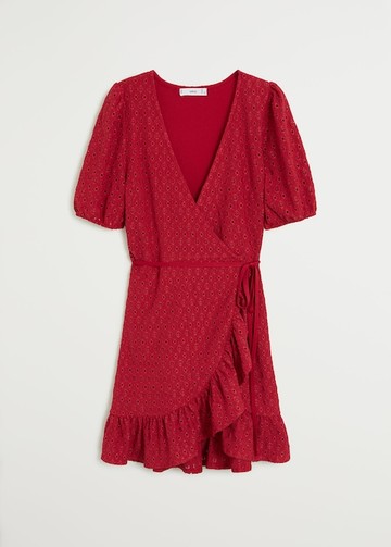 Áttört mintás ruha MANGO 9995 Ft