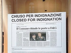 A Dolce & Gabbana bezárta üzleteit!