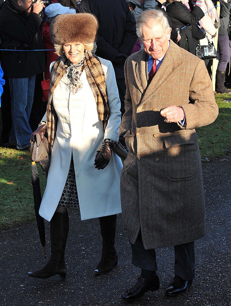 Kamilla királyné és Károly király a 2010-es karácsonyi szentmisén