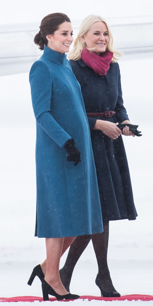 Katalin hercegné terhesen a Catherine Walker & Co. kabátok nagy szerelmese lehetett