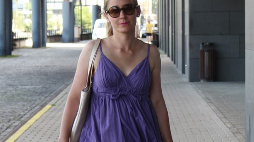 Takács Judit egy laza ruhával búcsúzik a Gardróbnaplótól