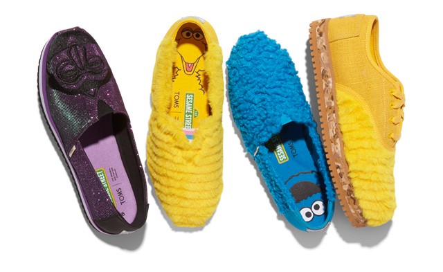 50 éves a Szezám utca, a TOMS különleges limitált kollekcióval ünnepel